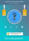 Engineering Chemistry - Module 3 - Instrumental Methods and Nanomaterials - KTU