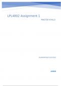 LPL4802 Assignment 1