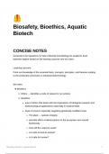 Industrial Biotechnology Summary