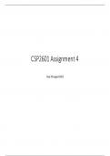 CSP2601 Assignment 4 just rephrase and submit!!!!!