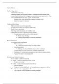 Class notes PSY 2201 