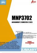 MNP3702 Assignment 2 Semester 2 2023 (ANSWERS) 