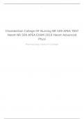 Chamberlain College OF Nursing NR 509 APEA TEST Heent NR 509 APEA