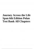  Test Bank For Journey Across the Life Span 6th Edition By Polan | Complete Guide 2023/2024