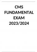 CMS FUNDAMENTAL EXAM 2023/2024