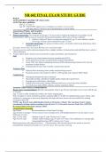 NR 602 Final Exam (Version 1, 2) & NR 602 Final Exam Study Guide (Latest update, 2023-2024): Chamberlain College of Nursing
