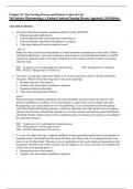 (Complete Answered) Test Bank Pharmacology A Patient-Centered Nursing Process Approach, 11th Edition by Linda E. McCuistion Chapter 1-58