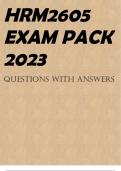 HRM2605 EXAM PACK 2023