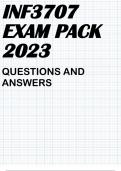 INF3707 EXAM PACK 2023