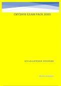 CMY2602 EXAM PACK