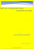 CMY1501 EXAM PACK.