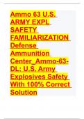 Ammo 63 U.S. ARMY EXPL SAFETY FAMILIARIZATION Defense Ammunition Center_Ammo-63-DL: U.S. Army Explosives Safety