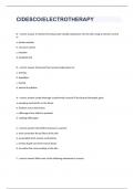 CIDESCO ELECTROTHERAPY question n answers graded A+ 2023 passed