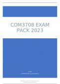 COM3708 EXAM PACK 2023.