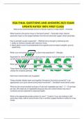 ISSA FINAL QUESTIONS AND ANSWERS 2023 EXAM UPDATE RATED 100% FIRST CLASS