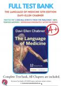 Test Bank for The Language of Medicine 12th Edition By Davi-Ellen Chabner