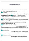 PHTLS Post Test 9th 2022;100% Verified