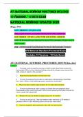 ATI MATERNAL NEWBORN PROCTORED EXAM WITH  RATIONALES Updated (Includes 10 Versions  10 Sets Exam)