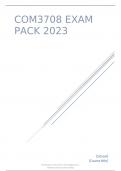 COM3708 EXAM PACK 2023