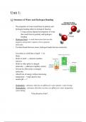 Unit 1 AP Bio Unit Notes