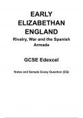 Rivalry, War and the Spanish Armada- GCSE Edexcel History Notes