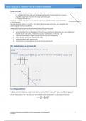 HAVO Wiksunde A: HF 3 Lineaire Verbanden Samenvatting 