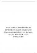 TEST BANK FOR BURNS’ PEDIATRIC PRIMARY CARE, 7TH EDITION, DAWN GARZON MAAKS,NANCY STARR, MARGARET BRADY, NAN GAYLORD, MARTHA DRIESSNACK, KAREN DUDERSTADT