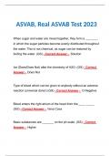 ASVAB, Real ASVAB Test 2023