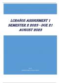 LCR4805 Assignment 1 Semester 2 2023 - DUE 21 August 2023