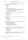 NSG 3100 Exam 2 Practice Questions