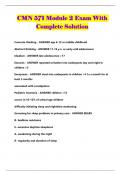 CMN 571 Module 2 Exam With Complete Solution