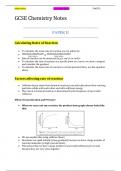 Grade 9 GCSE Chemistry Triple Paper 2 notes