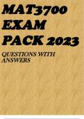 MAT3700 EXAM PACK 2023