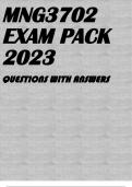 MNG3702 EXAM PACK 2023