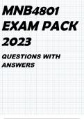 MNG4801 EXAM PACK 2023