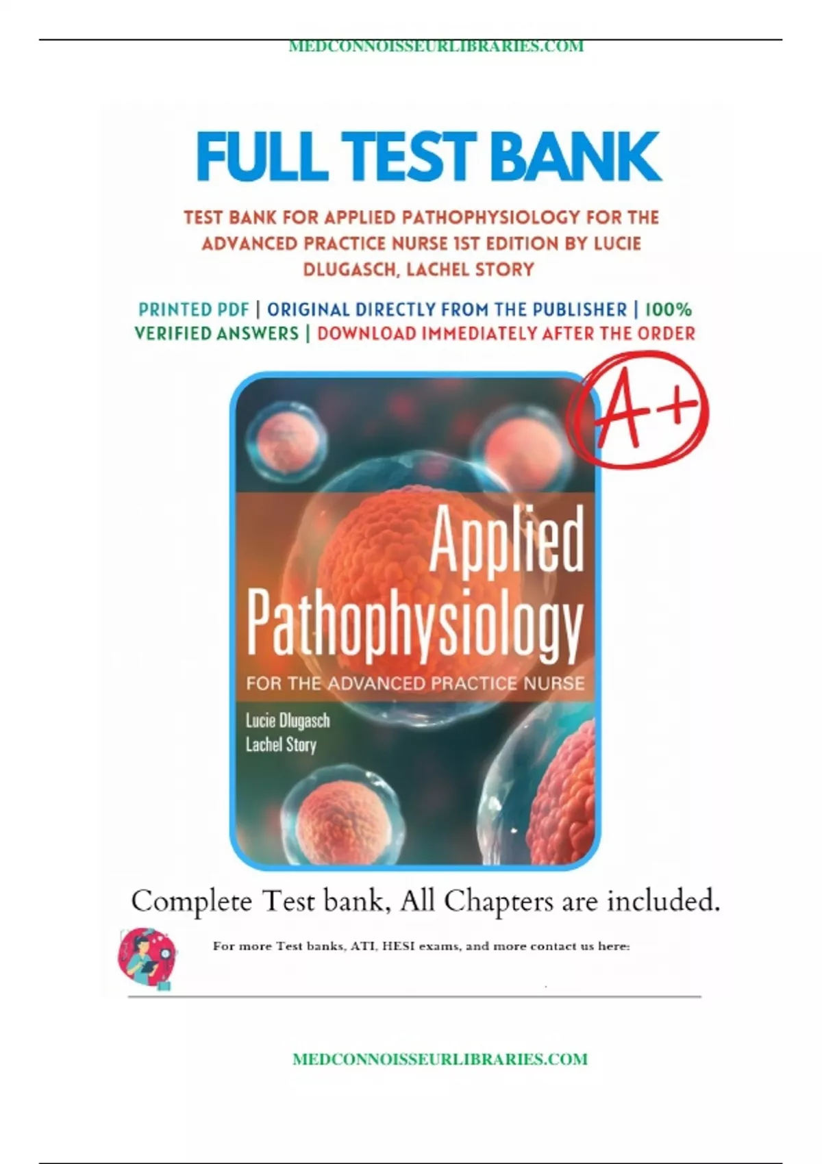 Test Bank Applied Pathophysiology For The Advanced Practice Nurse 1st ...