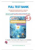 Test Bank - Pathophysiology: A Practical Approach 4th Edition by Lachel Story