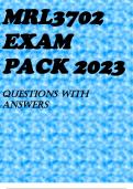 MRL3702 EXAM PACK 2023