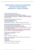 NR304 EXAM 1 WITH 100+ QUESTIONS WITH DETAILED CORRECT  ANSWERS/A+ GRADE ASSURED