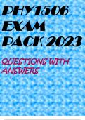 PHY1506 EXAM PACK 2023