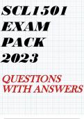 SCL1501 EXAM PACK 2023