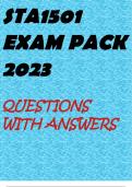 STA1501 EXAM PACK 2023