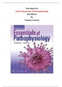 Test Bank - Porth’s Essentials of Pathophysiology  4th Edition By Tommie L.Norris | Chapter 1 – 46, Complete Guide 2023|