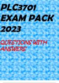 PLC3701 EXAM PACK 2023