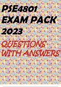 PSE4801 EXAM PACK 2023