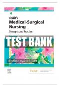 (Updated)Dewitt’s Medical Surgical Nursing Concepts and Practice 4th Edition Stromberg Test Bank