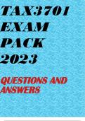 TAX3701 EXAM PACK 2023