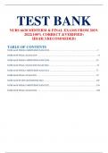 TEST BANK NURS 6630 MIDTERM & FINAL EXAMS FROM 2019-2022(100% CORRECT &VERIFIED) HIGHLYRECOMMEDED)