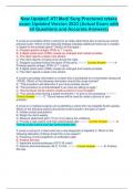  ATI Med/ Surg Proctored retake exam Updated Version 2023 (Actual Exam with all Questions and Accurate Answers)