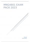 MNG4801 EXAM PACK 2023